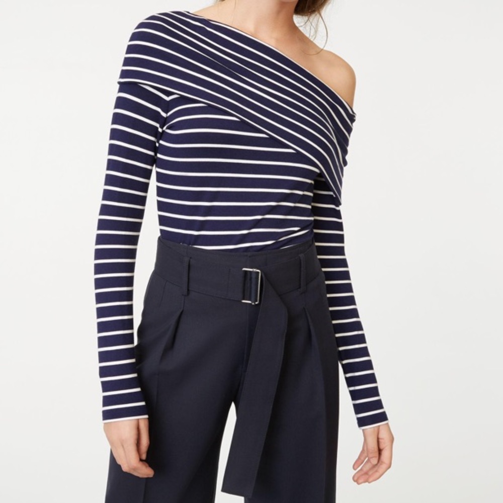 NWT CLUB MONACO KADEEJAH STRIPED TOP
